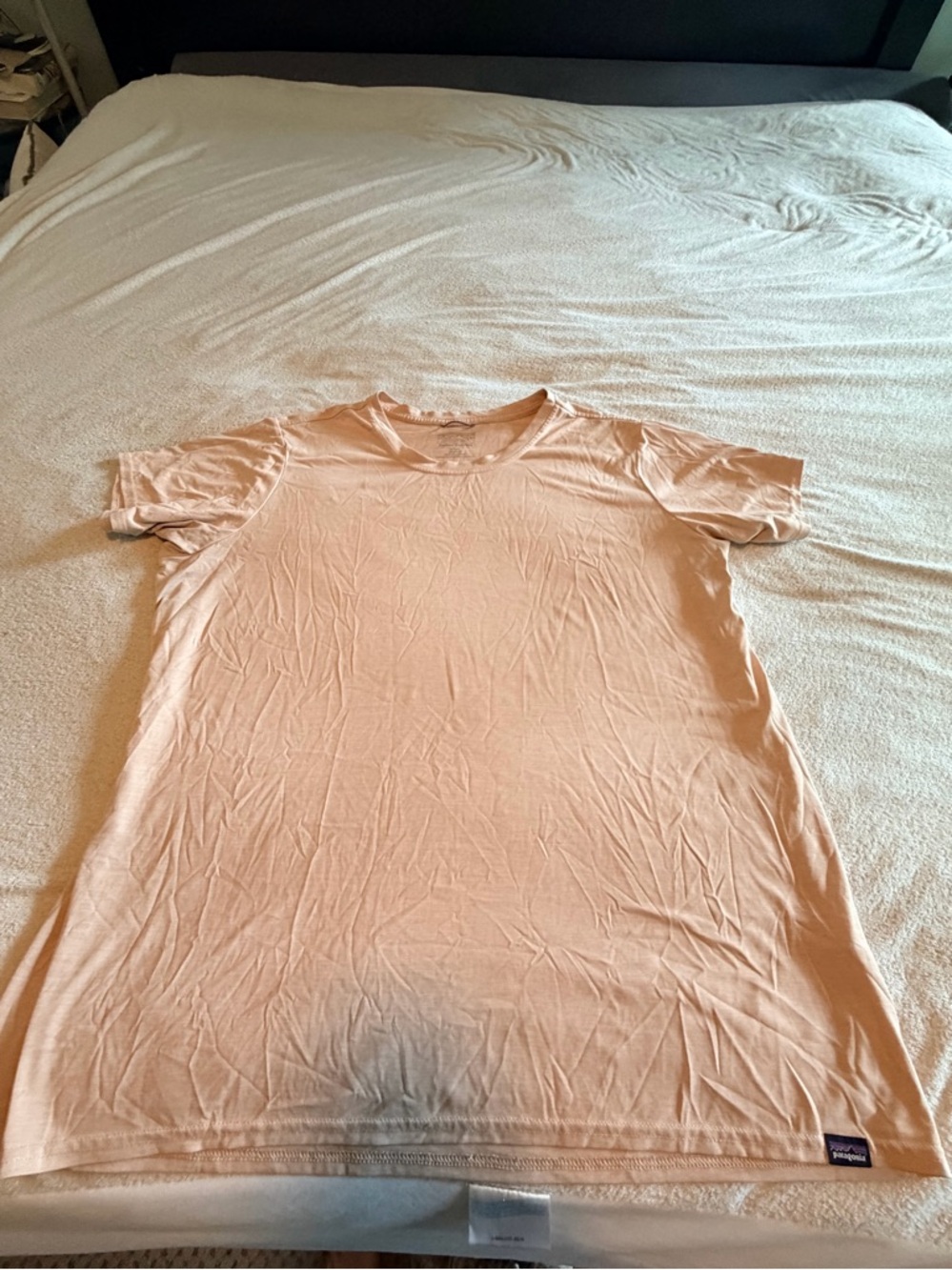 Patagonia Capilene Cool Daily Short Sleeve T-shirt in light pink- XXL